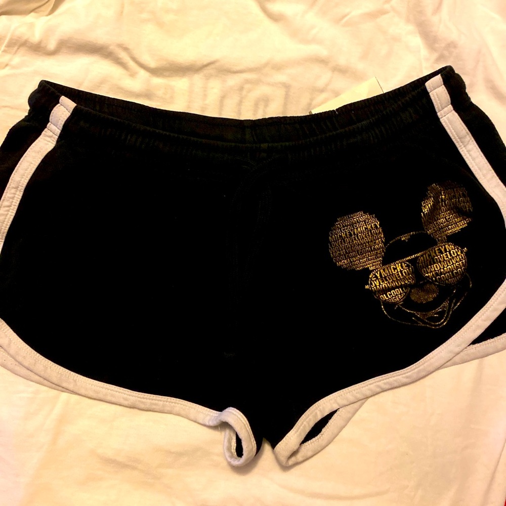 Mickey golden face short short size large